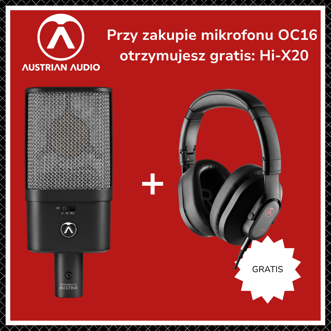 Austrian Audio OC16 + Hi-X20 – Precyzyjna jakość dźwięku i wygoda monitorowania